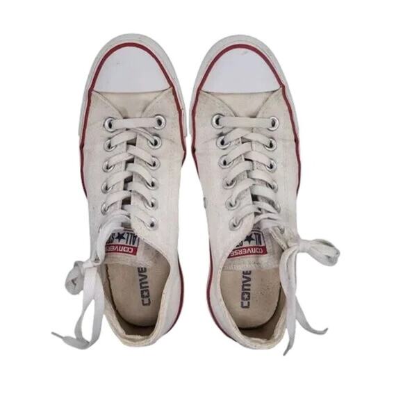 Converse Shoes Womens 7 Sneakers Chuck Taylor All Star Casual White Canvas Low - Picture 13 of 14
